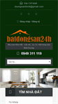 Mobile Screenshot of batdongsan24h.biz